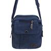 Vintage Small Canvas Messenger Bag for Men Lightweight Canvas School Single Shoulder Bag for Travel Work
