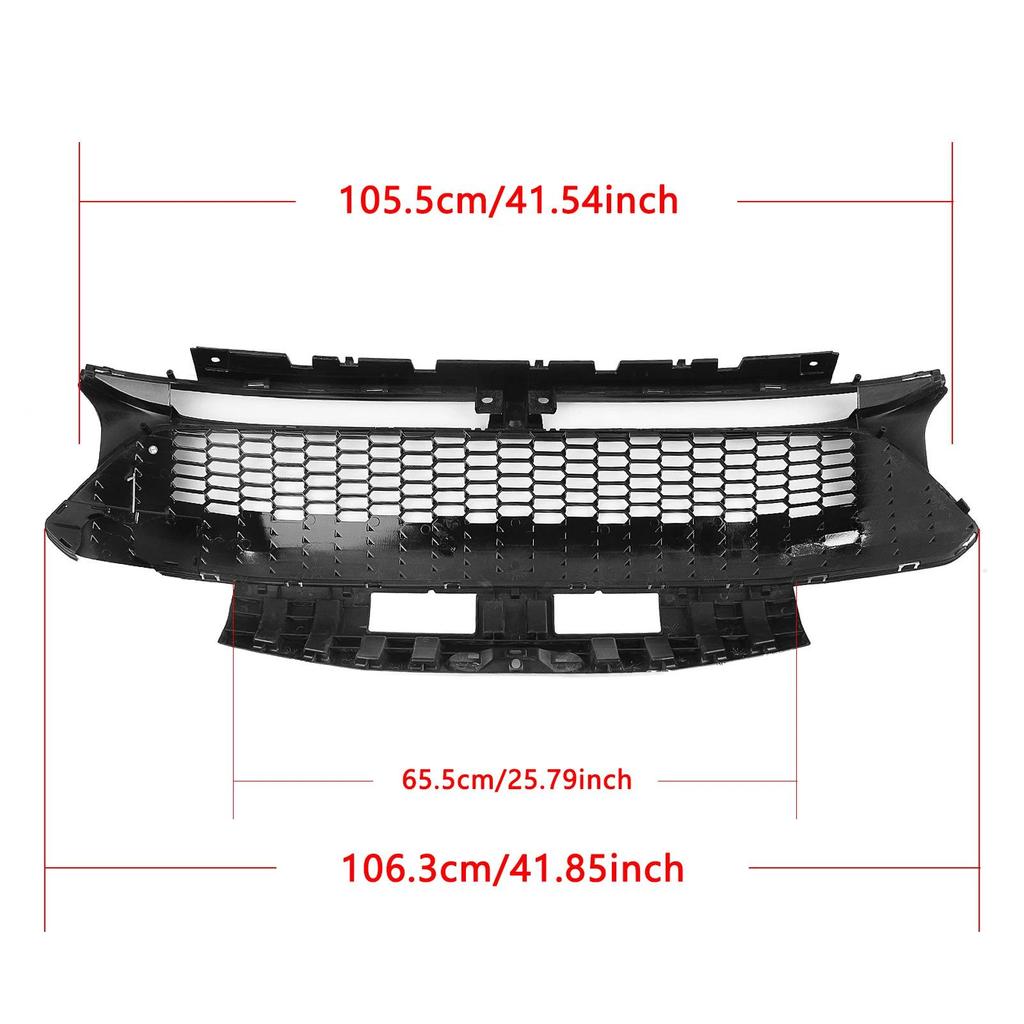 Grille Air Intake Net for 22-23 Subaru BRZ Front Bumper - Black Decorative Mod.