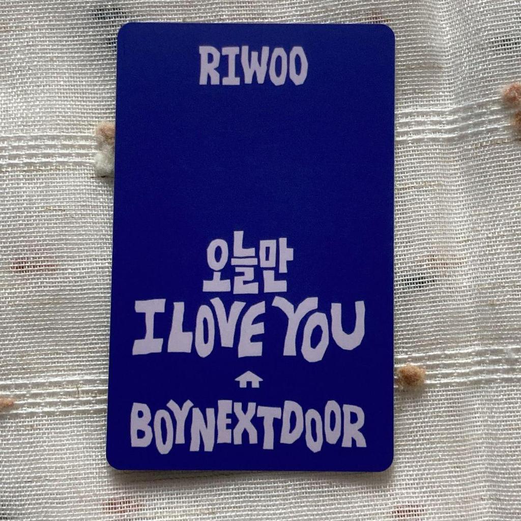 [USED] BOYNEXTDOOR LINE MUSIC Winner Limited Edition Liu Trading Card