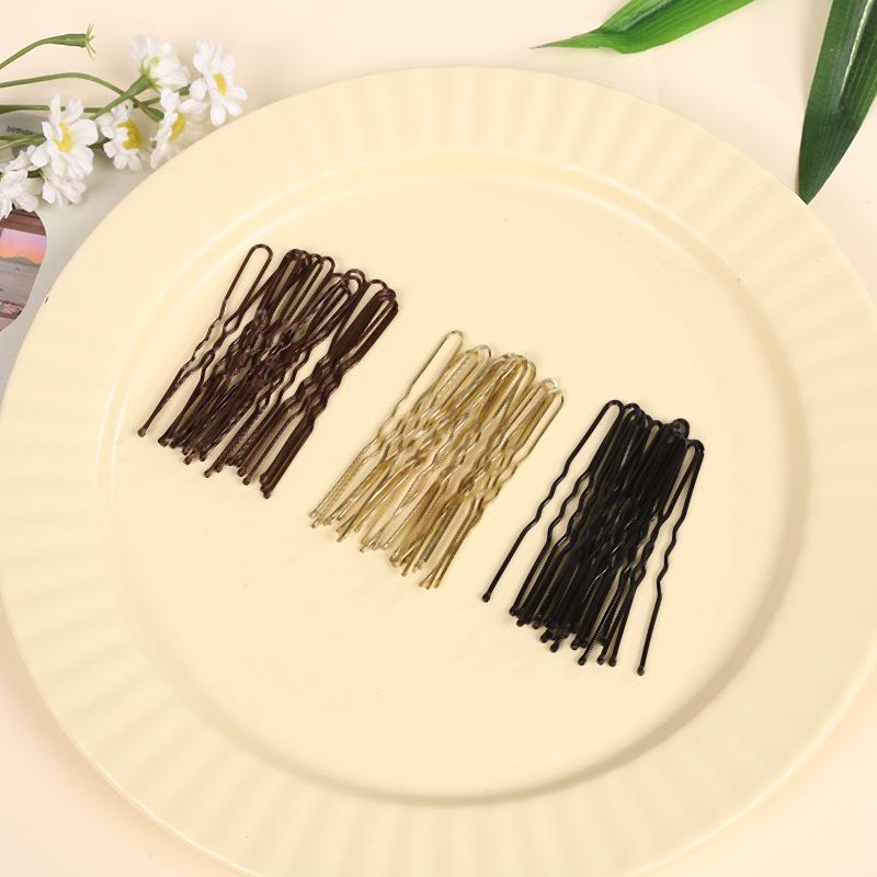 Schwarze U-förmige Haarnadeln: Kleine Baby-Haarspangen für Maskenbildner und Haaraccessoires