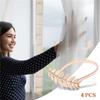 Good-Curtain Tiebacks, Decorative Modern Style Curtain Ties For Drapes With Metal Leaf Design, Adjustable Length