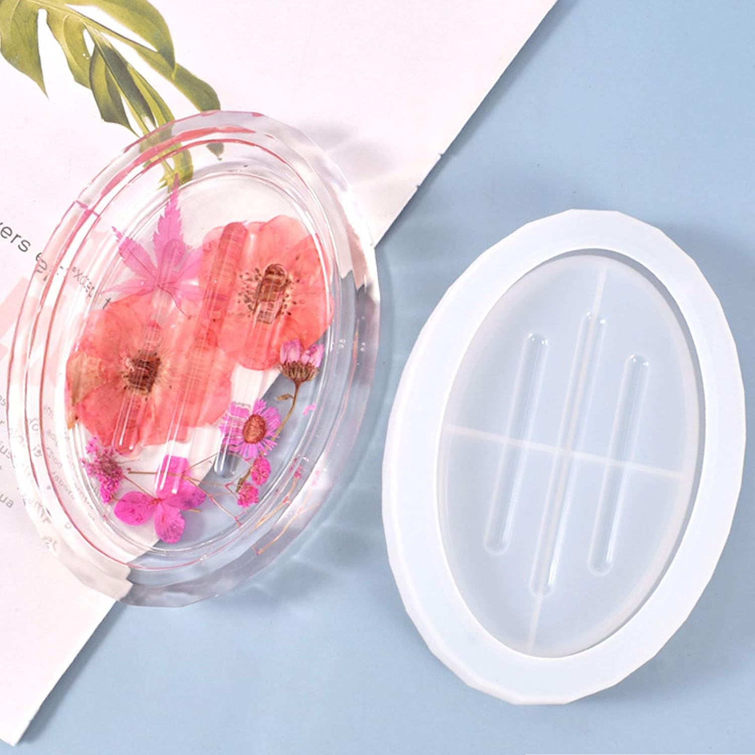 

GSHOOTS, Формы для мыльницы из смолы и силикона, Формы для эпоксидной смолы для подставок для украшений, Формы для литья смолы для подносов для украшений, Держатели для колец для украшений своими руками, Мыло