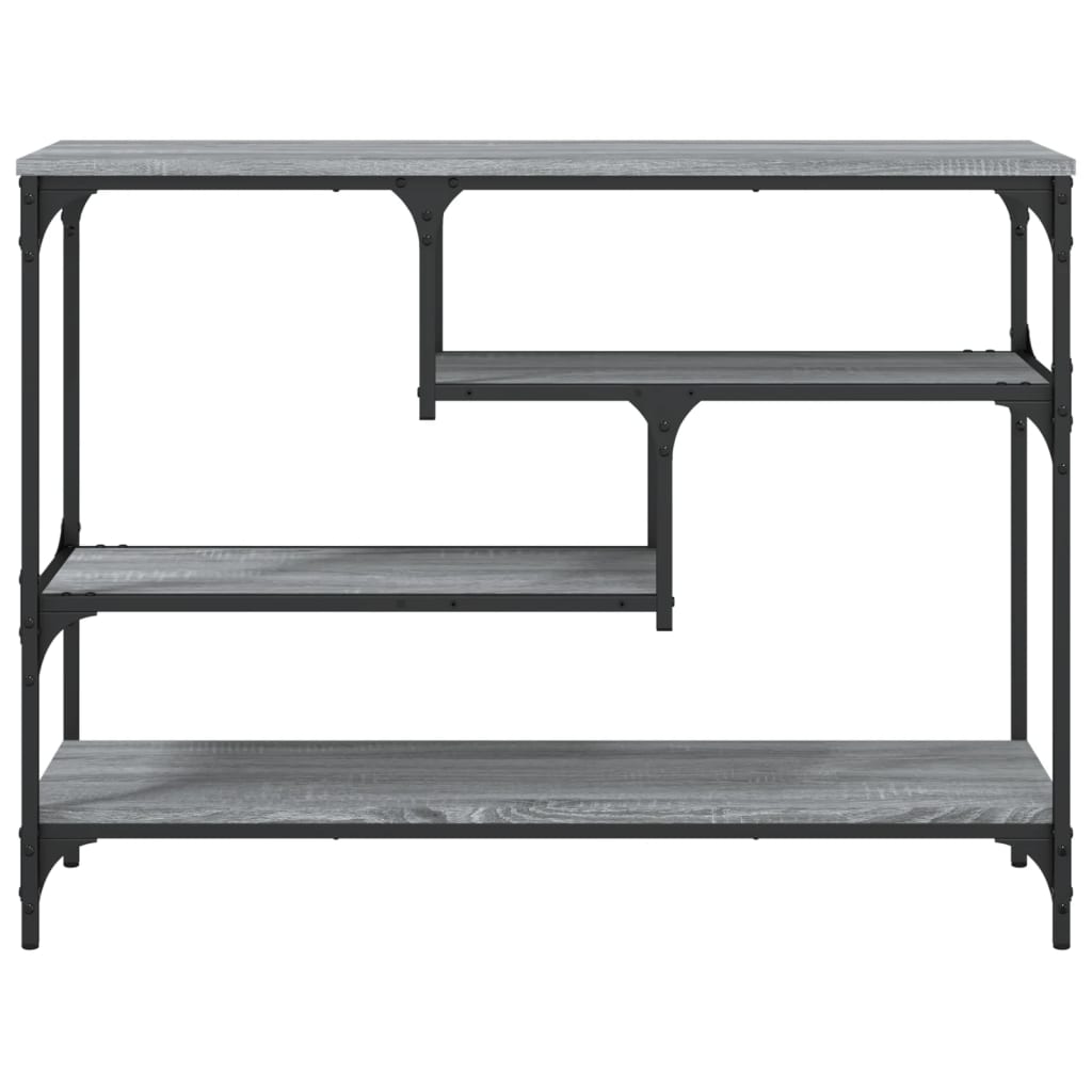 Vidaxl Console Table, Grey Sonoma Oak, 100X30X75 Cm