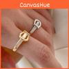 Atemberaubender S925 Silber Verstellbarer Ring Mit Natürlicher Muschel Schnalle Für Damen Mode