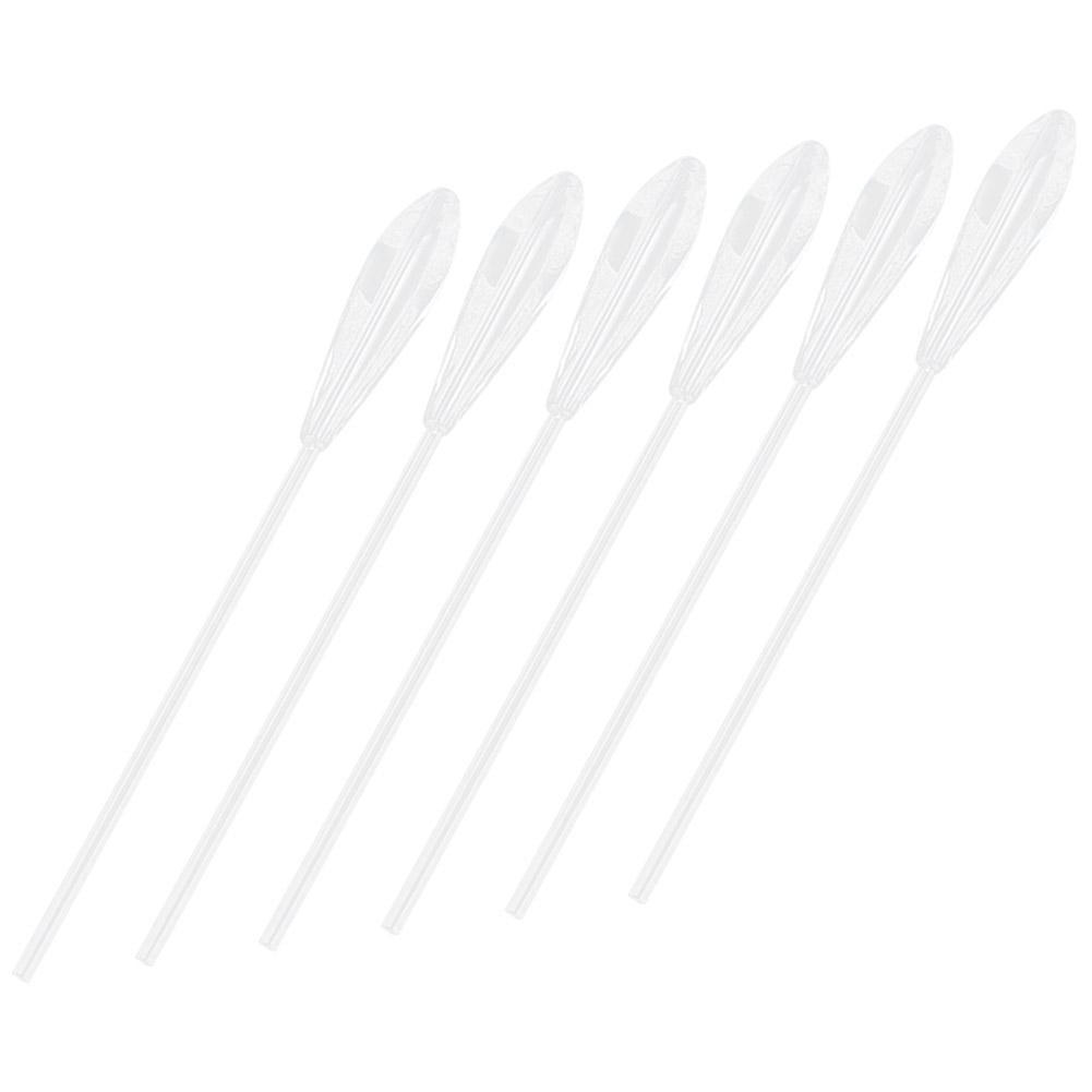 6Pcs Acrylic Large Sinking Floats Fishing Accessory Ecofriendly Transparent White(15 G )