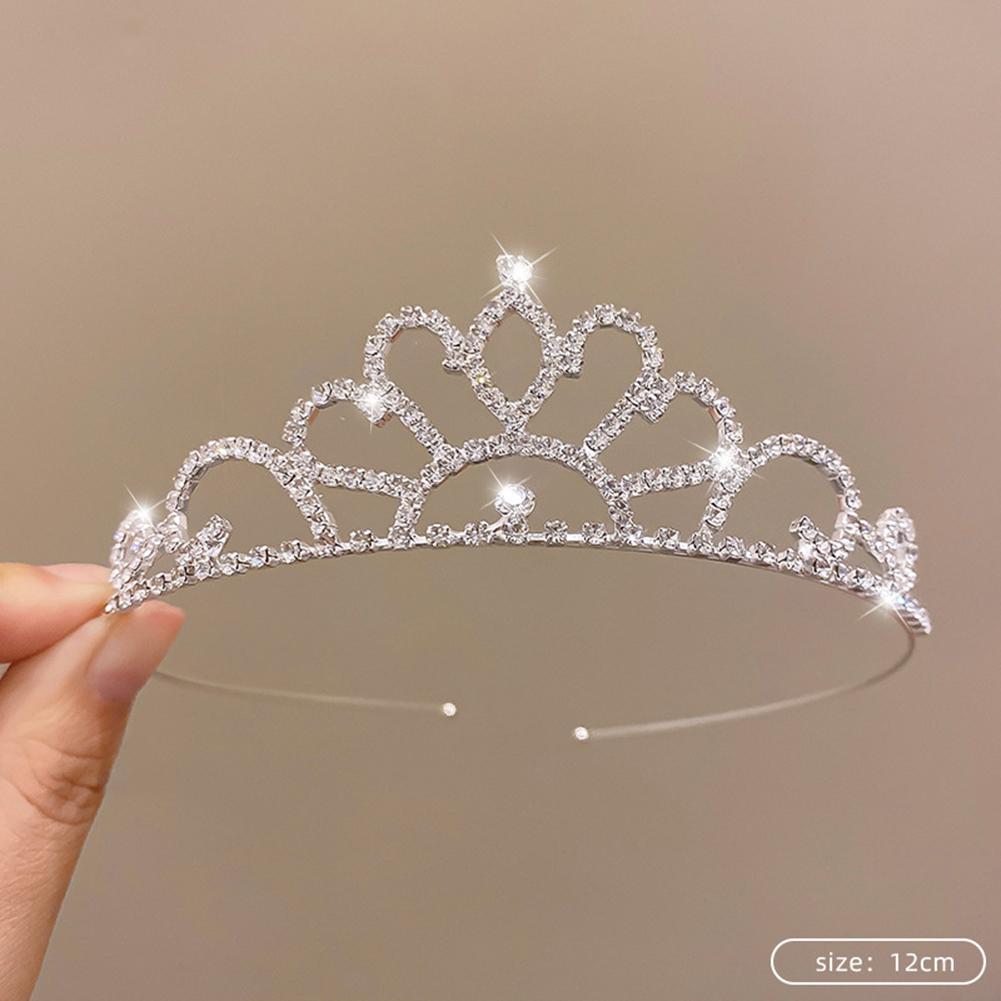 Moderna Para Tiara Adornada con Cristales Perfecta para Ocasiones Especiales