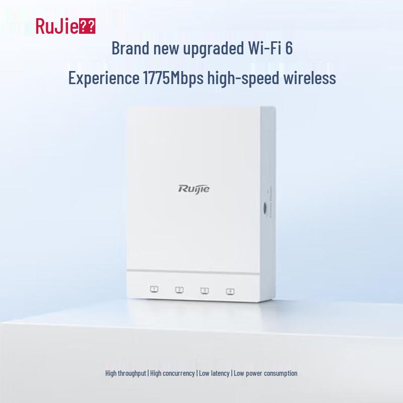 Ruijie RG-AP180-A Gigabit WiFi 6 In-Wall Access Point