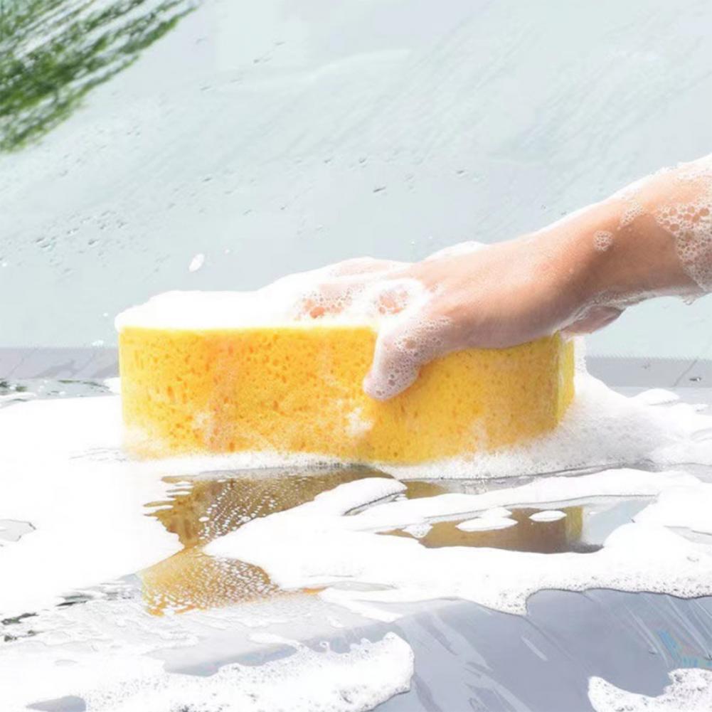 Waxing Sponge Quick Clean Honeycomb Car Yellow Sponge Block Auto Washing Polishing Detailing Sponge Car Household Wash Sponges