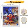 Disney digital oil painting art kit Fantasia Mickey Mouse handmade DIY home decoration gift