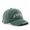 Retro bawełniana czapka baseballowa męska damska haftowana litera czapka hip-hopowa unisex wiosna lato regulowana czapka sportowa snapback