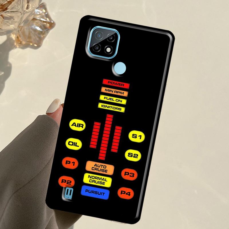 Knight Rider KITT Car For Realme GT 7 Pro GT 6T 6 5 C67 C61 C55 C53 C51 C21Y C25S C75 10 11 12 13 14 Pro Plus Case