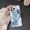 Coastal Sea Star Turtle Ocean Colored Silver frosted For iPhone Phone Case 17 16 15 14 13 12 11 Pro Max XR Plus Shockproof