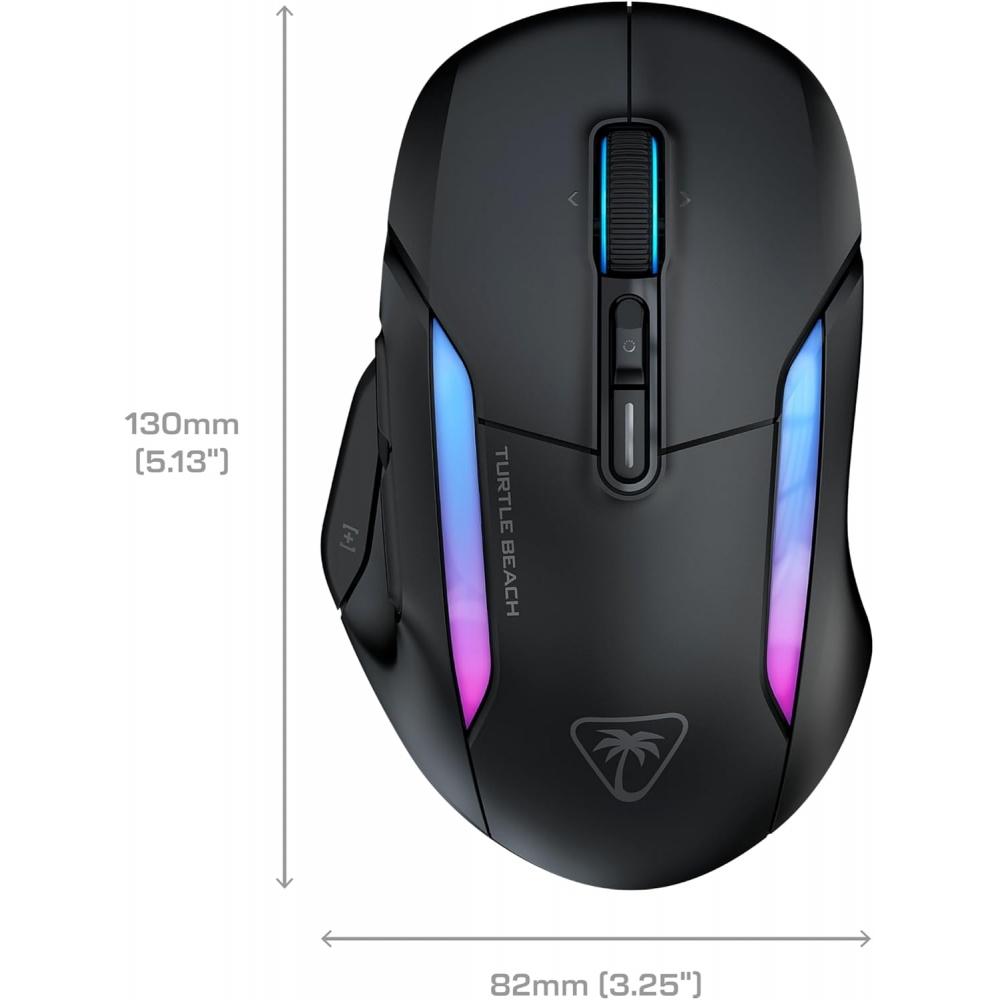 Turtle Beach Wireless Gaming Mouse 26k Dpi 650ips Kone Ii Air Black