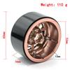 Aluminum Alloy Wheel   Beadlock 2.2in Wheel  S Hub 4pcs Replacement for 1Celsius10 1Celsius8   90046 90047 RR10 RC Car
