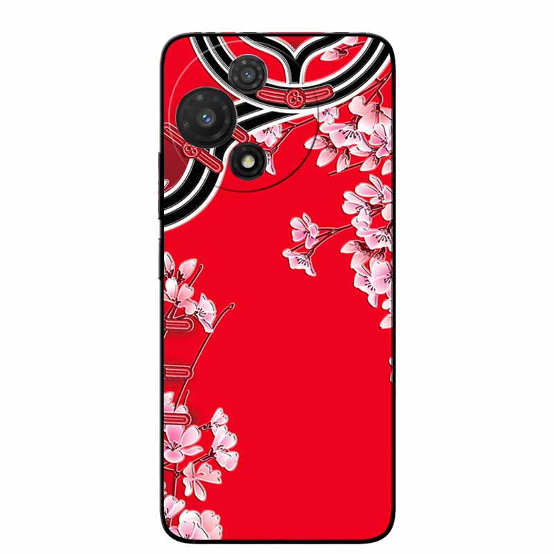 3D Cartoon Emboss Case For TCL 60R / TCL 60 SE NxtPaper Relief Embossed Retro Silicone Covers For 60 SE NXTpaper 5G Anime Bumper