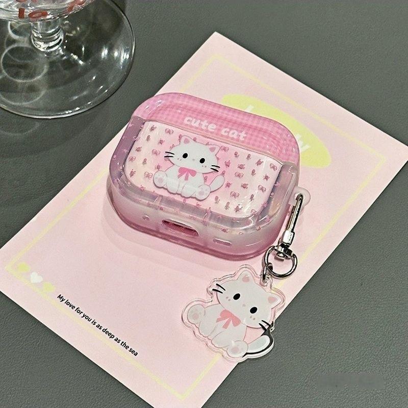 Cute cartoon cat for AirPods 1/1st generation earphone case pro/2nd and 3rd generation bluetooth earphone case