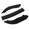 K SEEK DESIGN 3Sections Front Bumper Splitter Lip Replacement for MK6 R R20 20092013(Gloss Black )