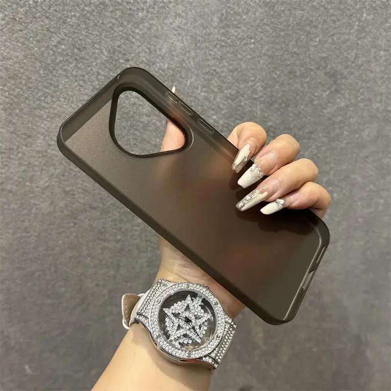 Case For Huawei Pura 90 Pro Max Pura 80 Ultra Pro Plus Stylish Simple Ultra-Thin Matte Anti-yellowing PC Cover Shockproof Funda