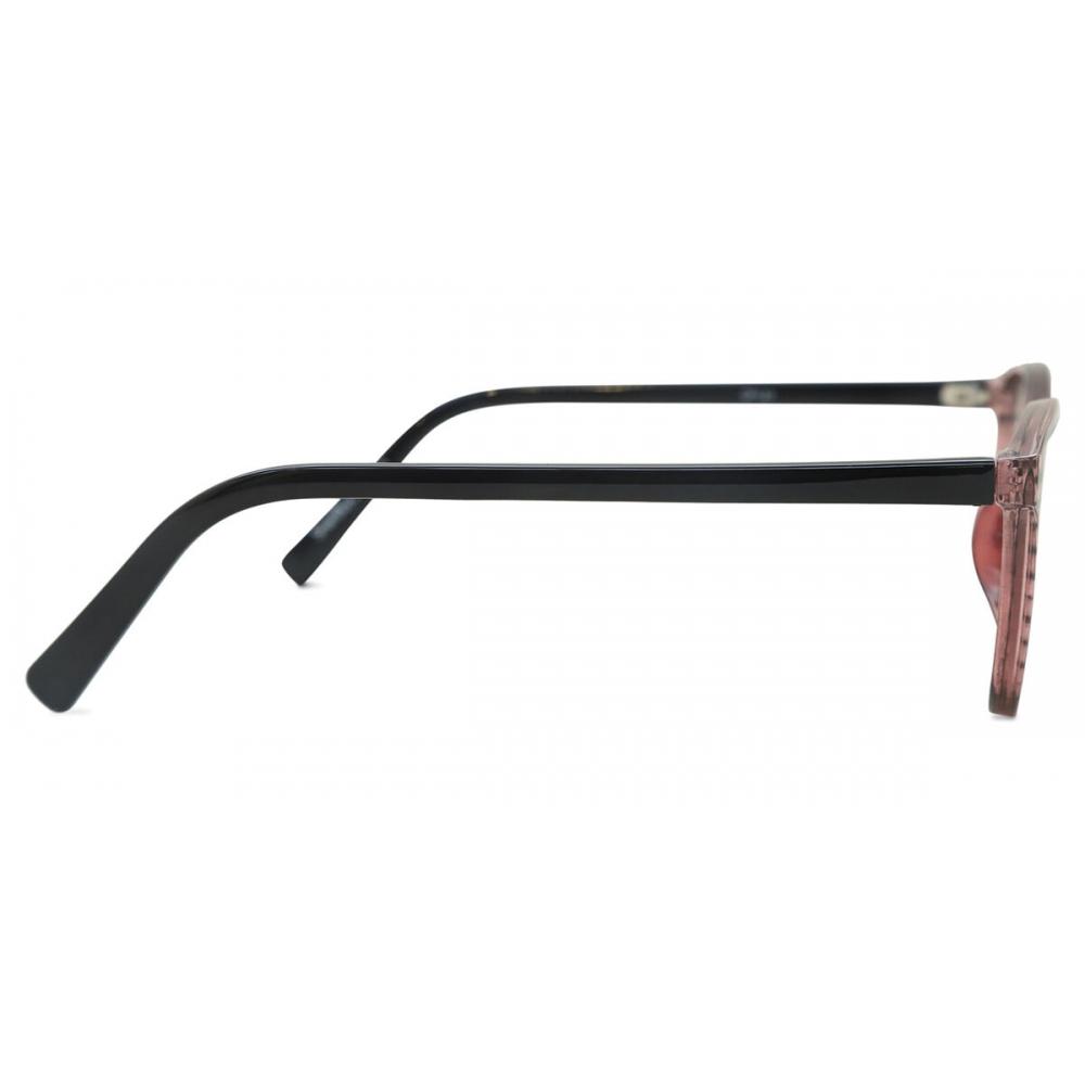 Full Rim Cat Eye Transparent Stripped Pink Smartbuy Collection Lilly Cp127 Fashion Women Eyeglasses