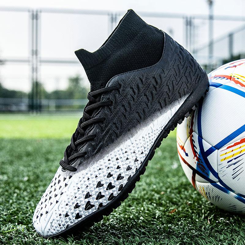 Fußballschuhe Herren/Damen Fußballschuhe Kurz -Nagel High -Gang Socken Port für Kunstrasen Kinder Fußballschuhe