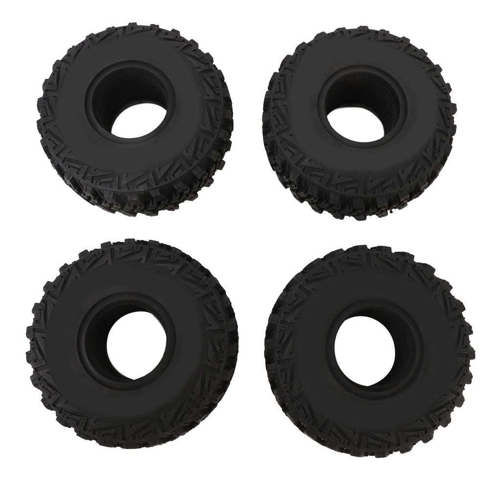 4 szt. Opony do RC Crawlera 1,9 cala Nierówna tekstura Mocny chwyt Odporne na zużycie Gumowe opony do samochodu RC z wkładką piankową
