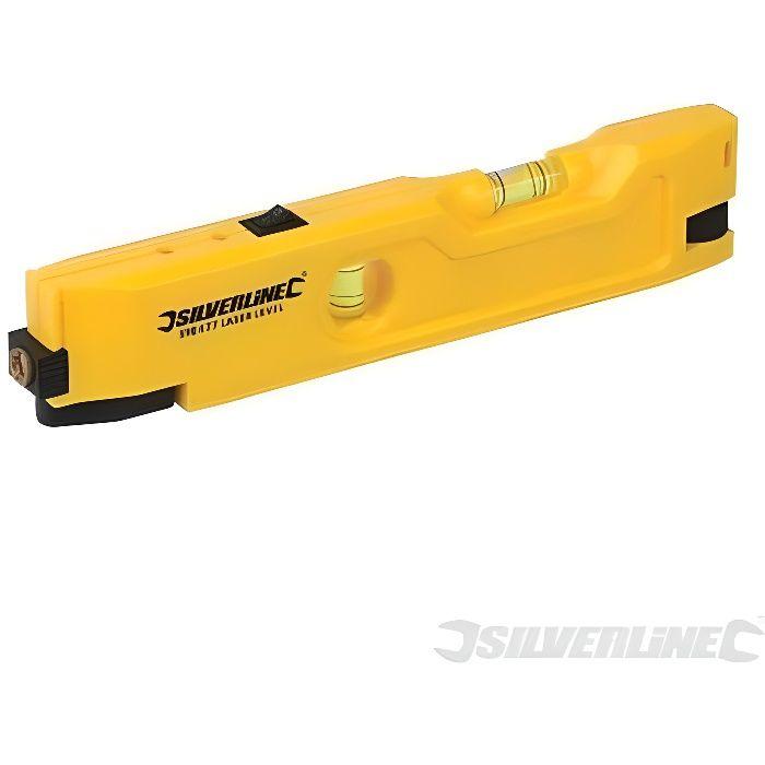 Arborescence Laserwaterpas - Silverline - Mini-laserwaterpas - Bereik 30 M - Nauwkeurigheid 0, 5 Mm/m - Magnetische Basis