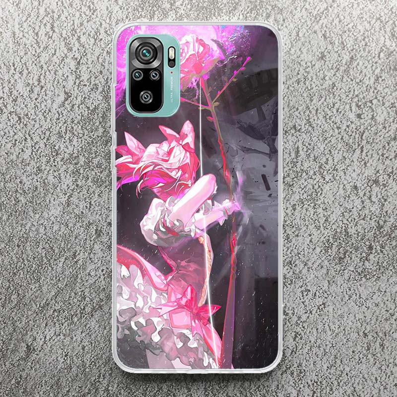 Madoka Magica Anime Print Soft Case for Xiaomi Redmi 14C 13C 12C 13 12 Phone Shell 10C 10A 10 9A 9C 9T 9 8A 8 7A 7 6A 6 Pro