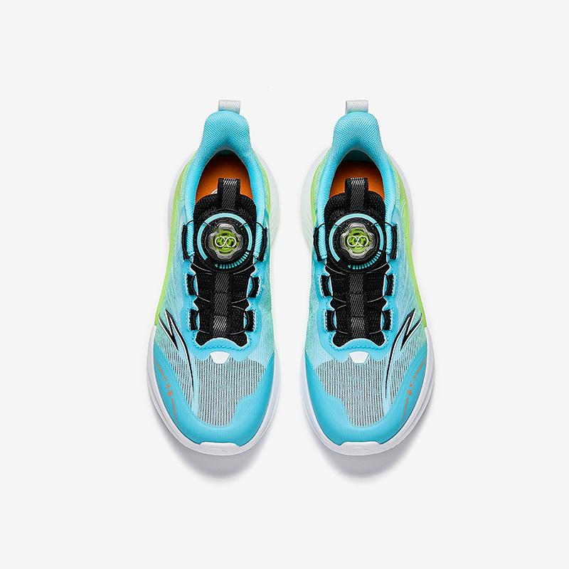 Anta Kids Wind Rider 1.0 Fabric Trendy Color Block Comfortable Versatile Knob Large Mesh Upper Sports Test Low Top Kids Running Shoes A12525567