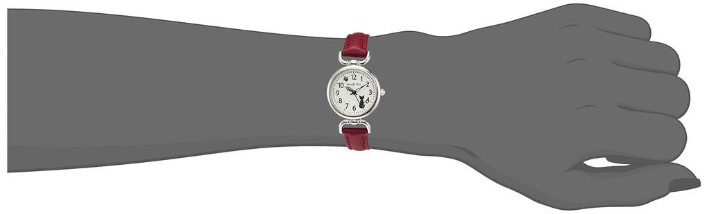 Analog Watch Amalfidia Waterproof Leather Strap Cat White Dial Red [Arias] WW20022A-157 Women's