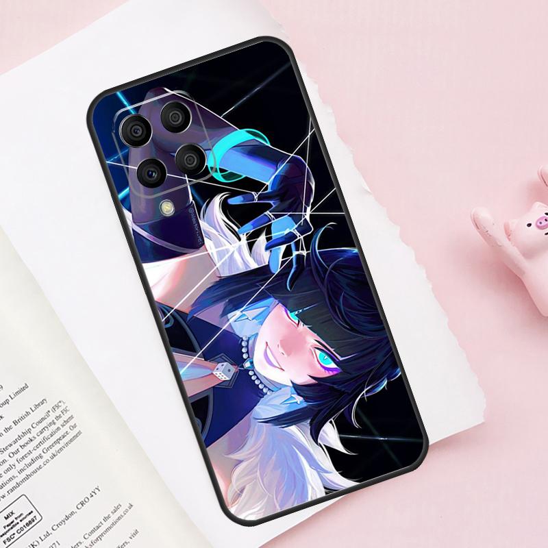 Yelan Genshin Impact Case For Samsung Galaxy M52 M32 M12 M13 M53 M51 M31 M11 M14 M34 M54 M16 M36 M56 M15 M35 M55