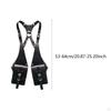 Vest Underarm Shoulder Bag Backpack for Cosplay Outdoor Travel