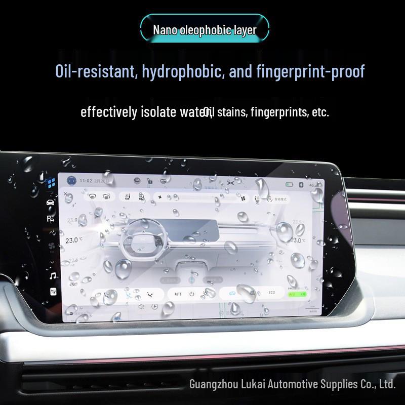 Tempered Glass Screen Protector for Xiaopeng G6/P5/P7/G3i Navigation System (22-23 Models)