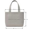 Bonaventura Easy Canvas Tote Bag 4 dimensiuni pentru a alege din Eco Bag [BONAVENTURA] (MM Mediu) [Gri deschis] BCTC2-LG