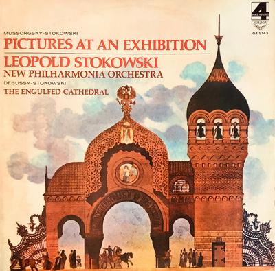 LP Record LEOPOLD STOKOWSKI, NEW PHILHARMONIA - Mussorgsky: Pictures At An Exhibiti GT9143 LONDON 1977 Japan Obi Classical Used