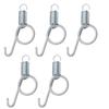 10 Packs Spring Hooks for Rabbit Cage Spring Latch Door Cage Accessories Wire Cage Clips Snap Hooks Multifunctional 3 Sizes