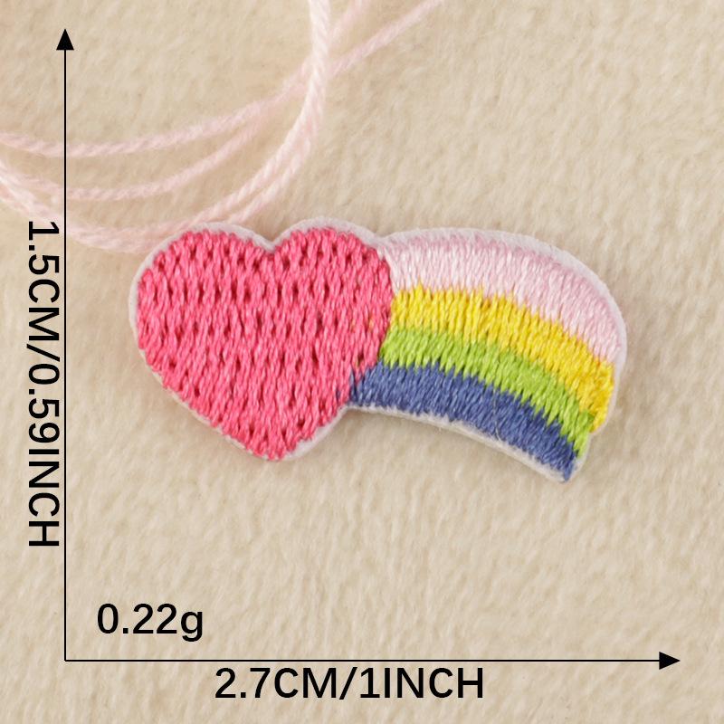 Korean Wappen Embroidery Self-Adhesive Patch for Clothing & DIY Accessories