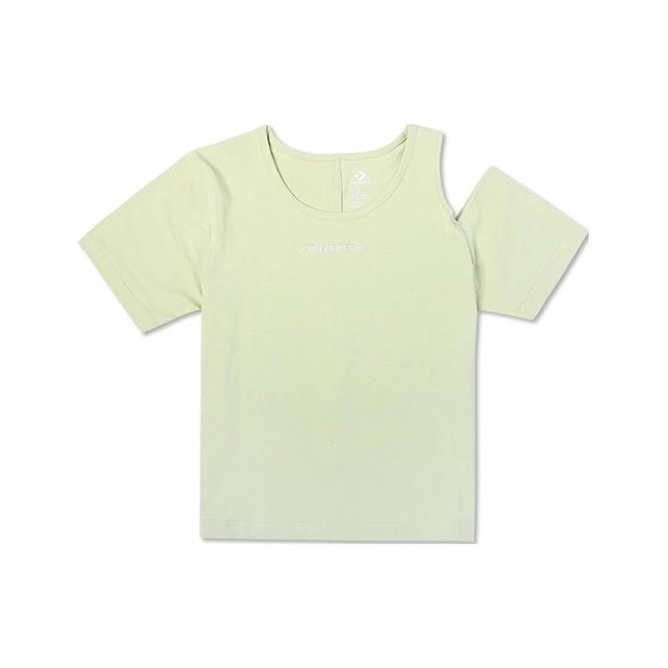 

New Converse Regular T Shirt Women s Green 10023192-A03 XL
