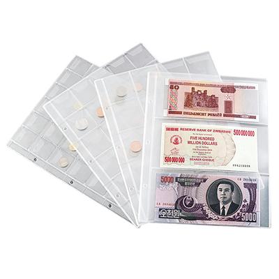 1 יחידה עמודים 3 אלבום שטרות כסף אלבום איסוף שטרות מטבעות אלבום אחסון שטרות כסף מחזיק כיס לבולים