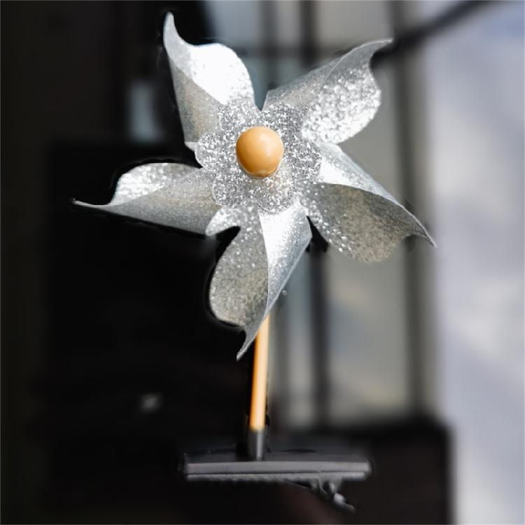 Y2k 90s Aesthetic Colorful Windmill Hairpin for Children Charm Sweet Hair Clip
