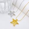 Fashion Design Big Star Necklace Female Personality Simple Temperament Titanium Steel Collarbone Chain Does Not Fade Versatile