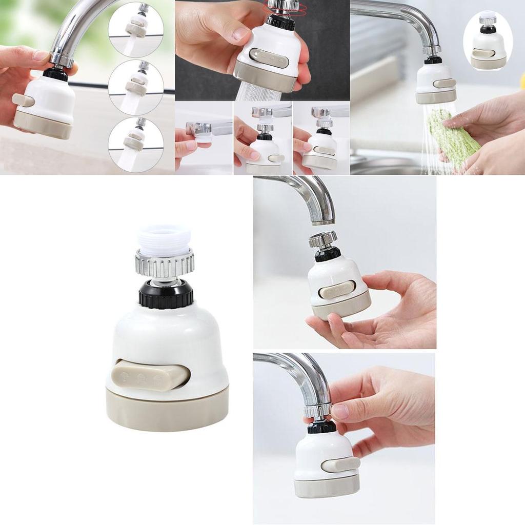 Easy Install 360 Rotating Kitchen Tap Head With Adjustable Pulse And Shower Modes
