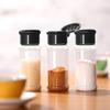 20/1pcs Plastic Spice Bottles with Shaker Lid Salt Pepper BBQ Condiment Seasoning Jars Container Storage Bottle with Stickers