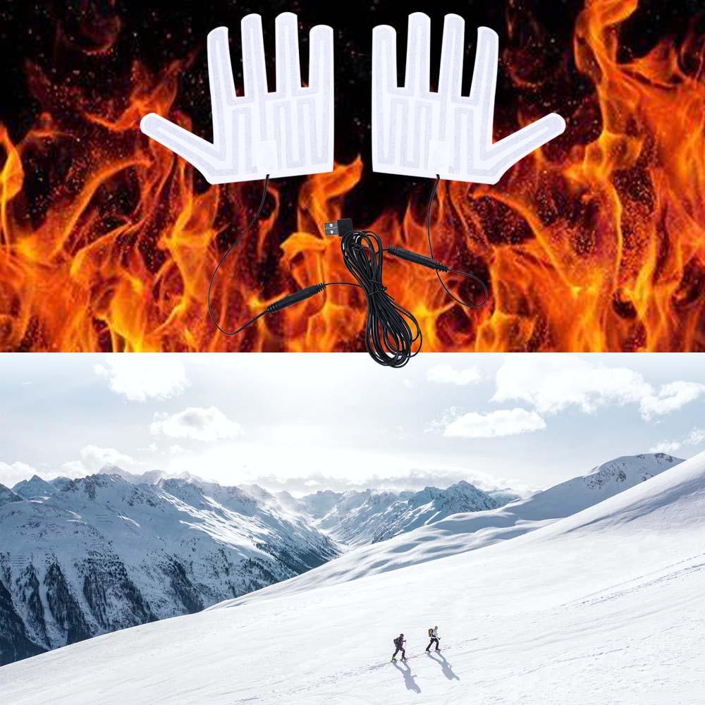 Gloves Electric Heating Film USB Heated Gloves Pad Gloves Heating Pad Glove Heating Sheet
