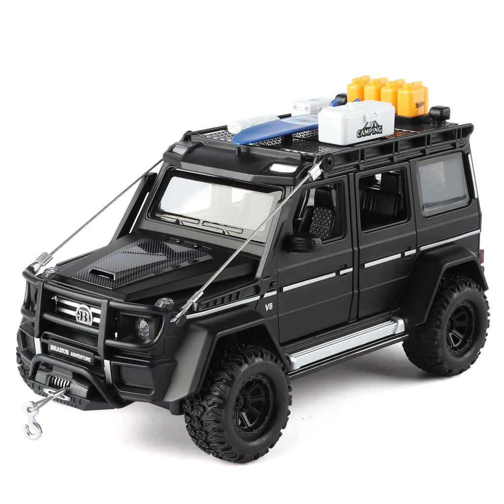 1:24 Benz BRABOS G550 4X4 Modified Alloy Off-road Vehicle Model Decoration Collection Gift