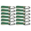 12Pcs Leather Wall Hooks PU Leather 5KG Load Durable Sturdy Wide Application Wall Hanging Strap for