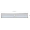 LED Human Body Sensor Light Long Bedroom Entry USB Charging Magnetic Wine Cabinet Wardrobe Corridor Light