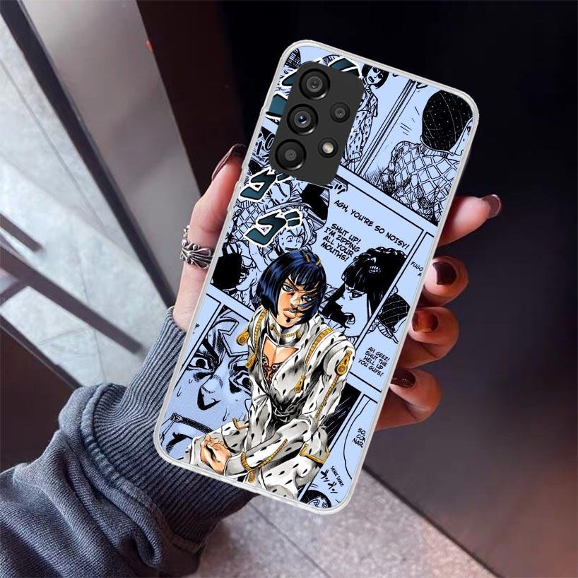 

JoJo Adventure Bruno Buccellati Phone Case For Samsung Galaxy A17 A57 A37 A16 A26 A36 A56 A15 A25 A35 A55 A14 A13 A54 A53 A34 A2 Samsung A25