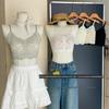 Wireless Camisole Top with Chest Pads for Big Busts