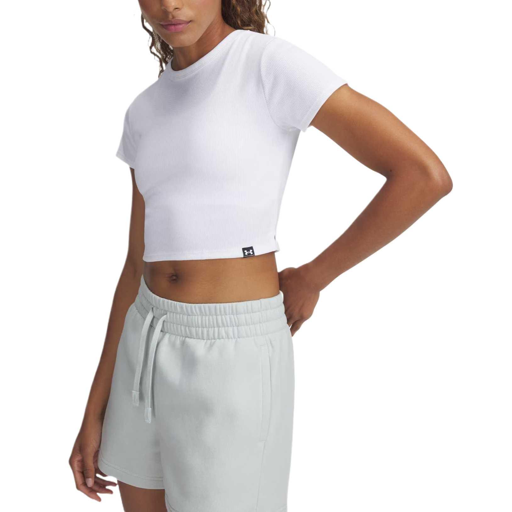 Under Armour Rival Regular T Shirt Women s White 6000264-100 LG