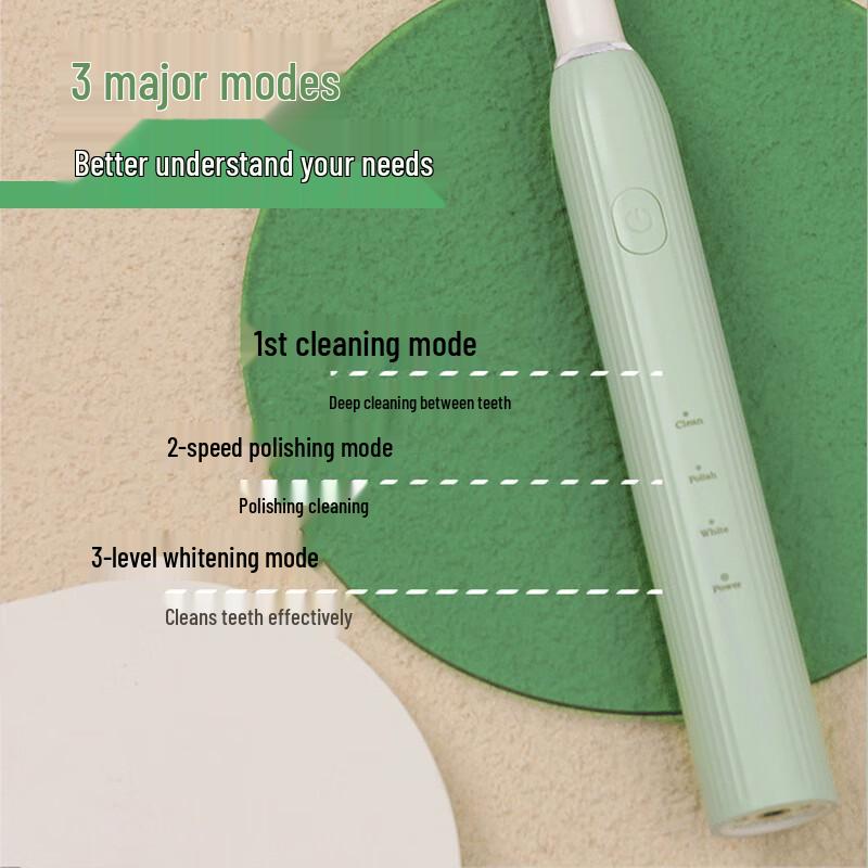 

Qianbaimai 3-Gear USB Sonic Electric Toothbrush